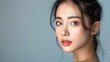 © LookChin AI - Radiant and Confident Asian Woman with Flawless Skin and Elegant Makeup
