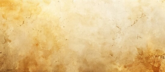 Wall Mural - Light textured paper background with copy space in beige, yellow, and brown