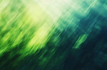 Grainy Texture Abstract Blurred Background in Green and Blue Colors