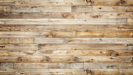 Wall Mural - Rustic weathered wood background with a light wood abstract floor texture featuring natural patterns and subtle grain details.