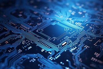 a close up of a circuit board