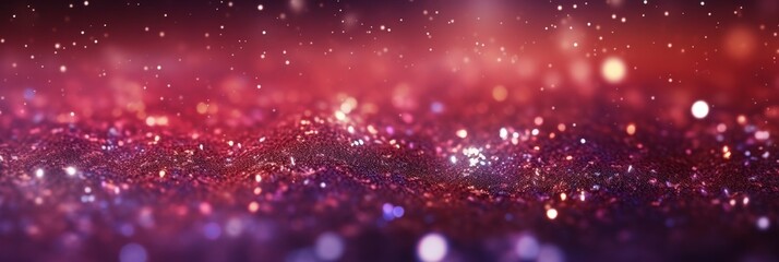 Wall Mural - Sparkling Red and Purple Glitter Background