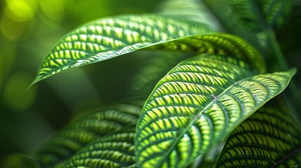 Closeup leaf texture