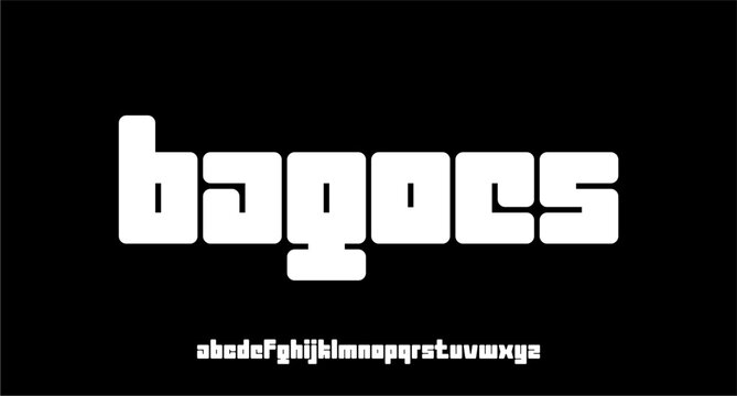BOLD FUN URBAN DISPLAY ALPHABET FONT TYPE