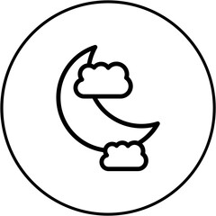 Sticker - Moon Icon