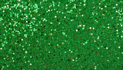 Wall Mural - Glamorous Green: Glitter Sparkle Confetti Texture for Christmas