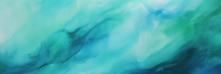 Wall Mural - Abstract Teal and Blue Swirls