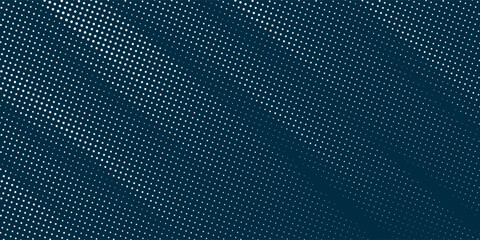 Wall Mural - Dot white black pattern gradient texture background. Abstract pop art halftone and retro style.