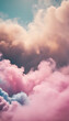 © Tetlak - A vibrant cloud of pastel pink and blue smoke blending together in an abstract pattern for gender reveal or baby shower.