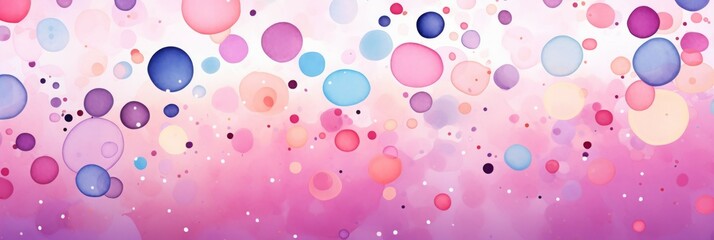 Canvas Print - Polka Dots Material Structure Background - Generative AI