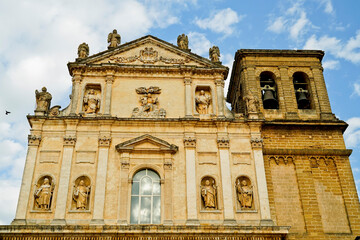 Wall Mural - Mesagne, chiese e dettagli dell'architettura religiosa  barocca, Brindisi, Puglia. Italia