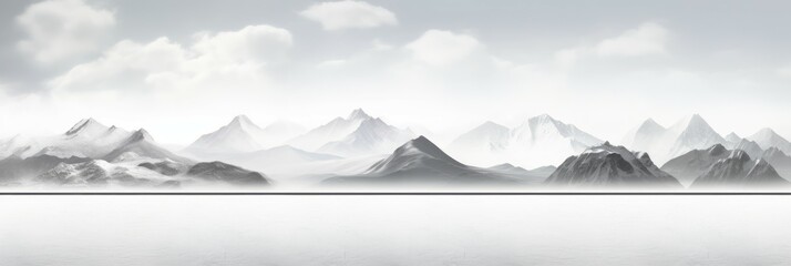 Wall Mural - Mountain Range Material Structure Background - Generative AI