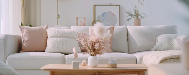 Poster - A cozy and inviting video for a new line of home furniture, showcasing different rooms furnished with the products, with a focus on comfort, style, and functionality