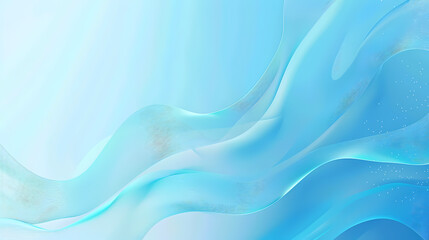 Wall Mural - Light blue gradient abstract banner background