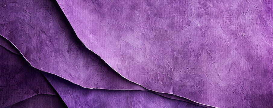 Create an HD photograph of a blank purple paper poster texture that immerses the viewer in the luxurious and inviting world of its color palette.