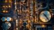 © ckybe - Bird's-eye view of Petroleum and Energy sector.