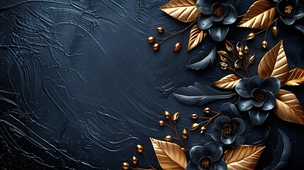 Wall Mural - elegance seamless flower background for textuke industry