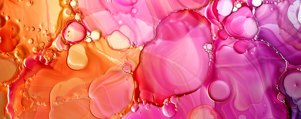 Fototapete - Texture of alcohol ink. background of abstract bordo