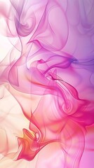 Poster - A gentle flow of pink and purple hues in a wavy, abstract pattern conveying calmness