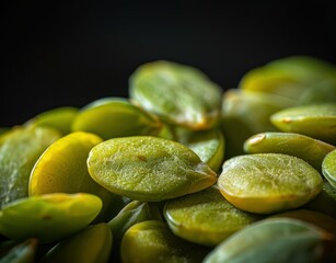 Wall Mural -  Natural Ingredients: Fresh Green Peas Ready for Cooking