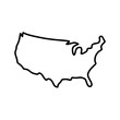 © Guntur - American map icon with simple and modern design