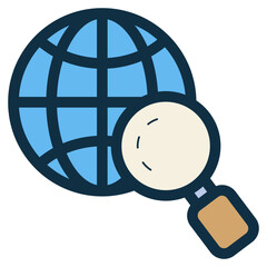 Sticker - internet search browsing icon