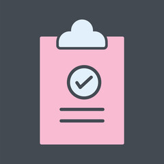 Sticker - Checkmark Vector Icon