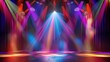 © Akhtar - Brightly Lit Stage With Spotlights