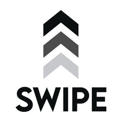 Wall Mural - Swipe arrow icon for social media stories isolted vector element.
