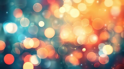 Canvas Print - an image depicting a blurred background and a bokeh effect. with copy space image. generative ai