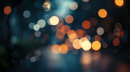 Canvas Print - an image depicting a blurred background and a bokeh effect. with copy space image. generative ai
