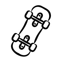 Sticker - Skateboard Icon