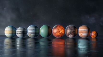 Poster - The search for exoplanets, planets outside our solar system, provides insights into the diversity of planetary systems in the universe.