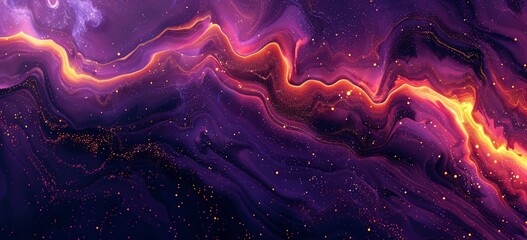 Abstract Background with Purple and Orange Lighting