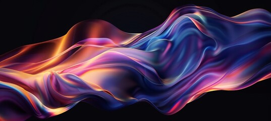 Wall Mural - Vibrant Abstract Flow Art