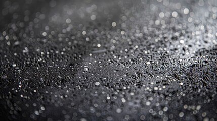 Sticker - Raindrops on a Shiny Surface