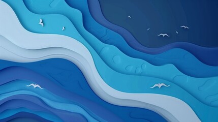 Wall Mural - World Rivers Day background concept 