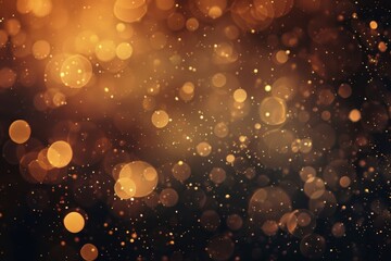 Wall Mural - Blurred Bokeh Background with Golden Hues