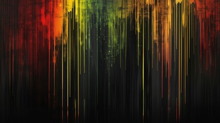 Wall Mural - Vibrant Abstract Art with Colorful Streaks and Blurred Background