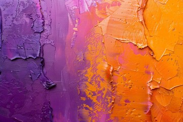 Aufkleber - Vibrant Abstract Art with Colorful Layers and Texture