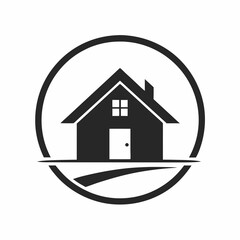       House logo vector art illustration.
