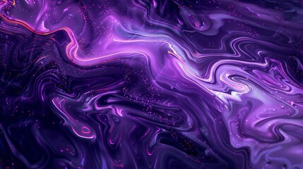 Wall Mural - artsy neon purple texture liquid background with vibrant cosmic swirls and galactic patterns, perfec