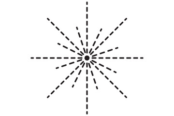 Wall Mural - vector two gradient sunbursts illustration