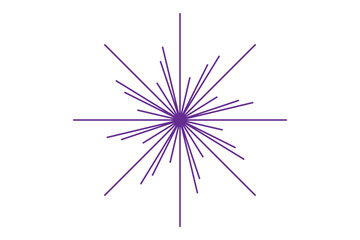 Wall Mural - Sun-ray black white vector for design element.