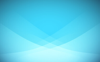 Fototapete - Soft light blue abstract gradient with smooth curves, perfect for backgrounds, presentations, and modern digital designs.