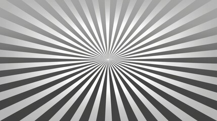 Wall Mural - vector illustration of grey sun burst ray background with blank copy space for text, ideal for graph