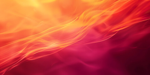 Canvas Print - Gradient background moving from deep crimson to fiery orange, creating a warm and dynamic feel, ideal for festive products or bold fashion items