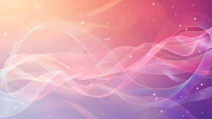 Aufkleber - Abstract Pink and Purple Wave Background