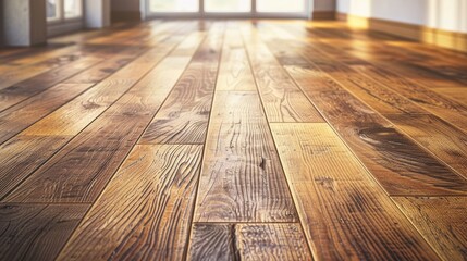 Poster - High quality image of an example of natural wood flooring