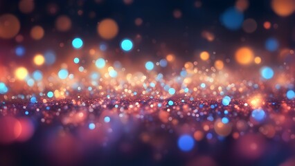 Poster - A colorful, abstract image with a rainbow-like pattern